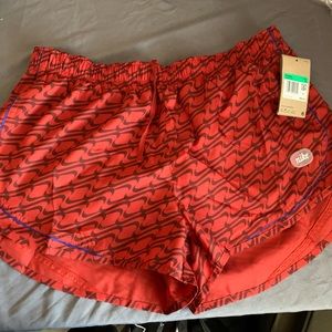 New Nike Burnt Amber Running Shorts